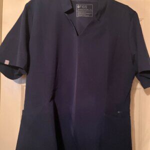 Inala slim Figs scrub navy top XL